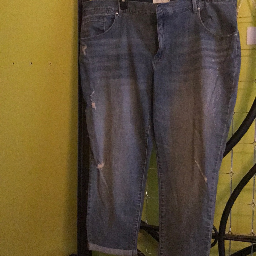 Cropped jeans
